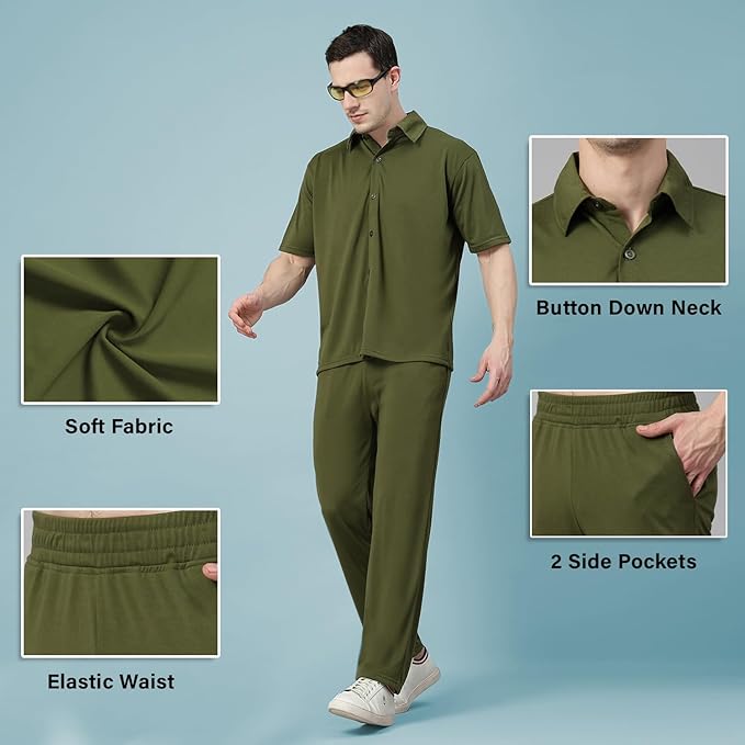 Men Solid Track Suit - Image 2
