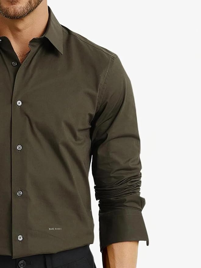 Rare Rabbit Regular fit Plain Shirt - Image 3