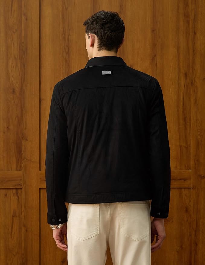 U.s.polo association men's solid regular fit jacket - Image 2