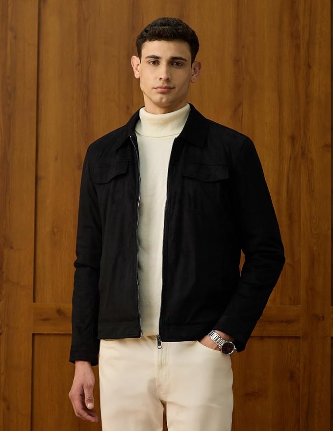 U.s.polo association men's solid regular fit jacket - Image 4