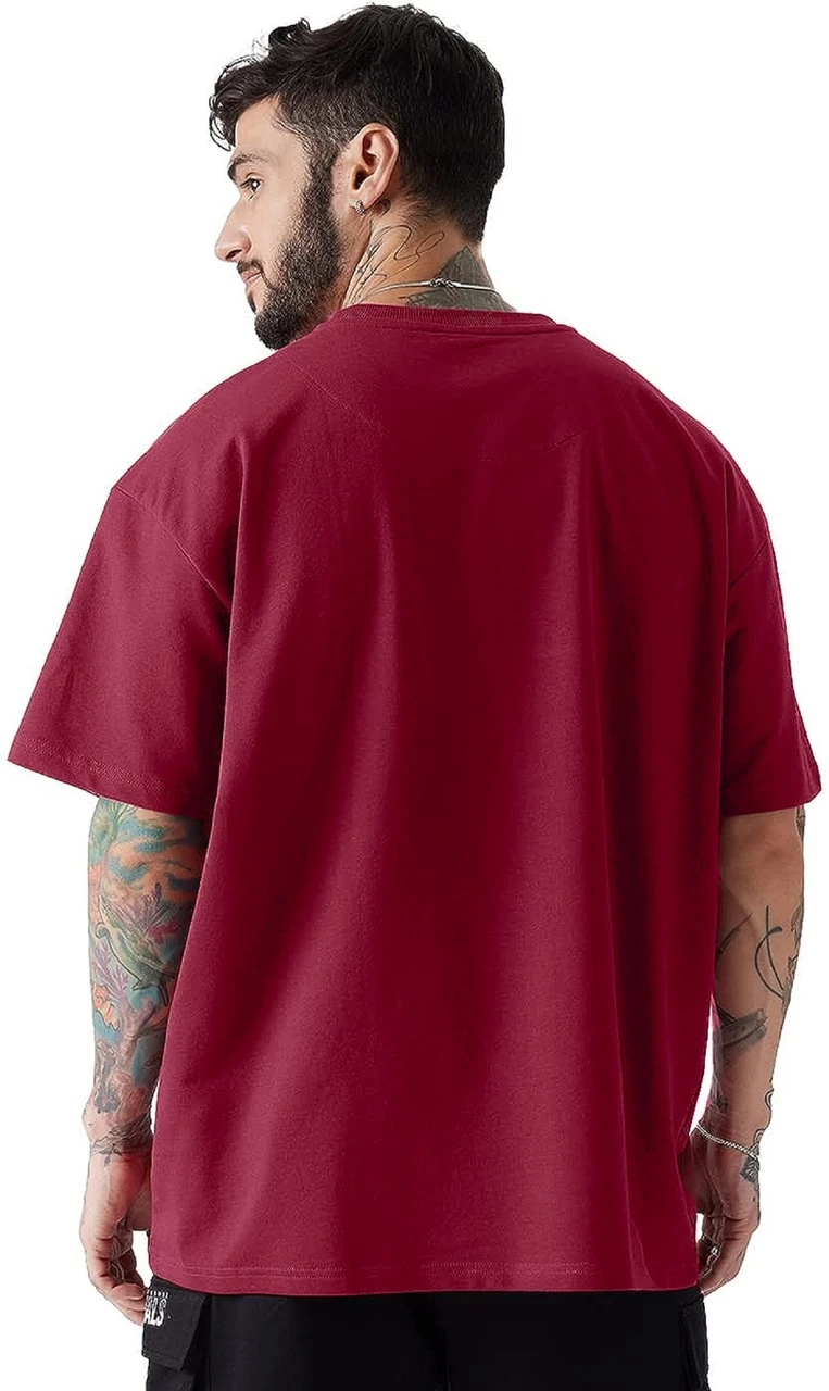 Men Half Sleeve Oversized Tshirt - Image 6