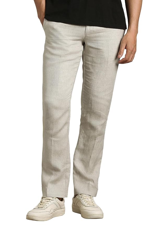 Louis Philippe Men Work Utility Pants
